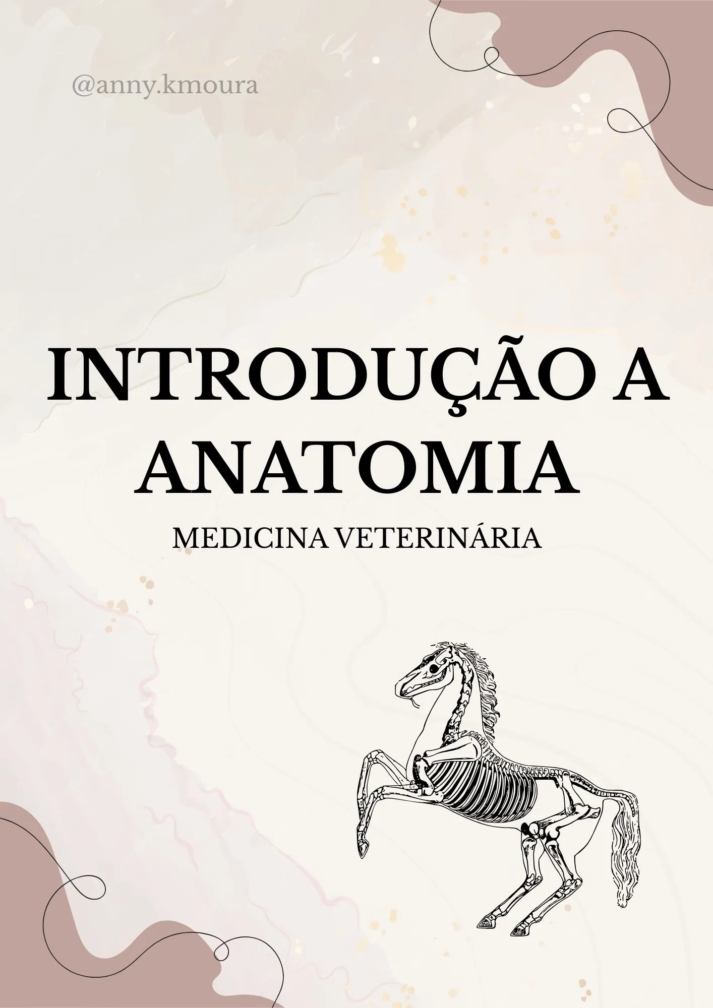 Exemplo do material de anatomia veterinária